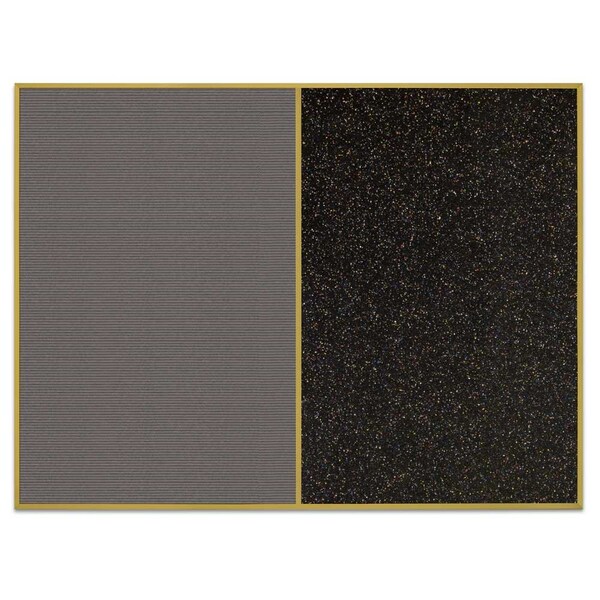 Sliding Door Indoor Enclosed Corkboard, 9